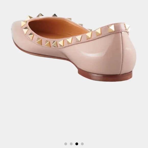 Valentino Garavani Rockstud Patent ballet flats. In very good condition. - Picture 4 of 17